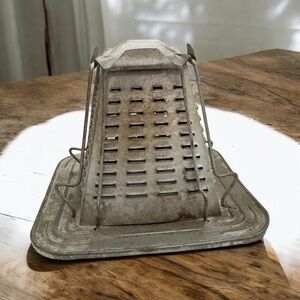 Vintage/Antique Metal Stove Top Toaster Circa 1930's Non Electric Bread Toaster